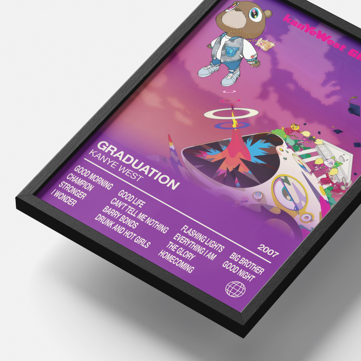 Kanye West Graduation Album Poster UK