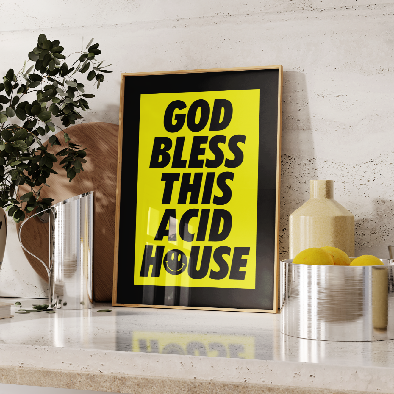 Kasabian God Bless This Acid House Poster