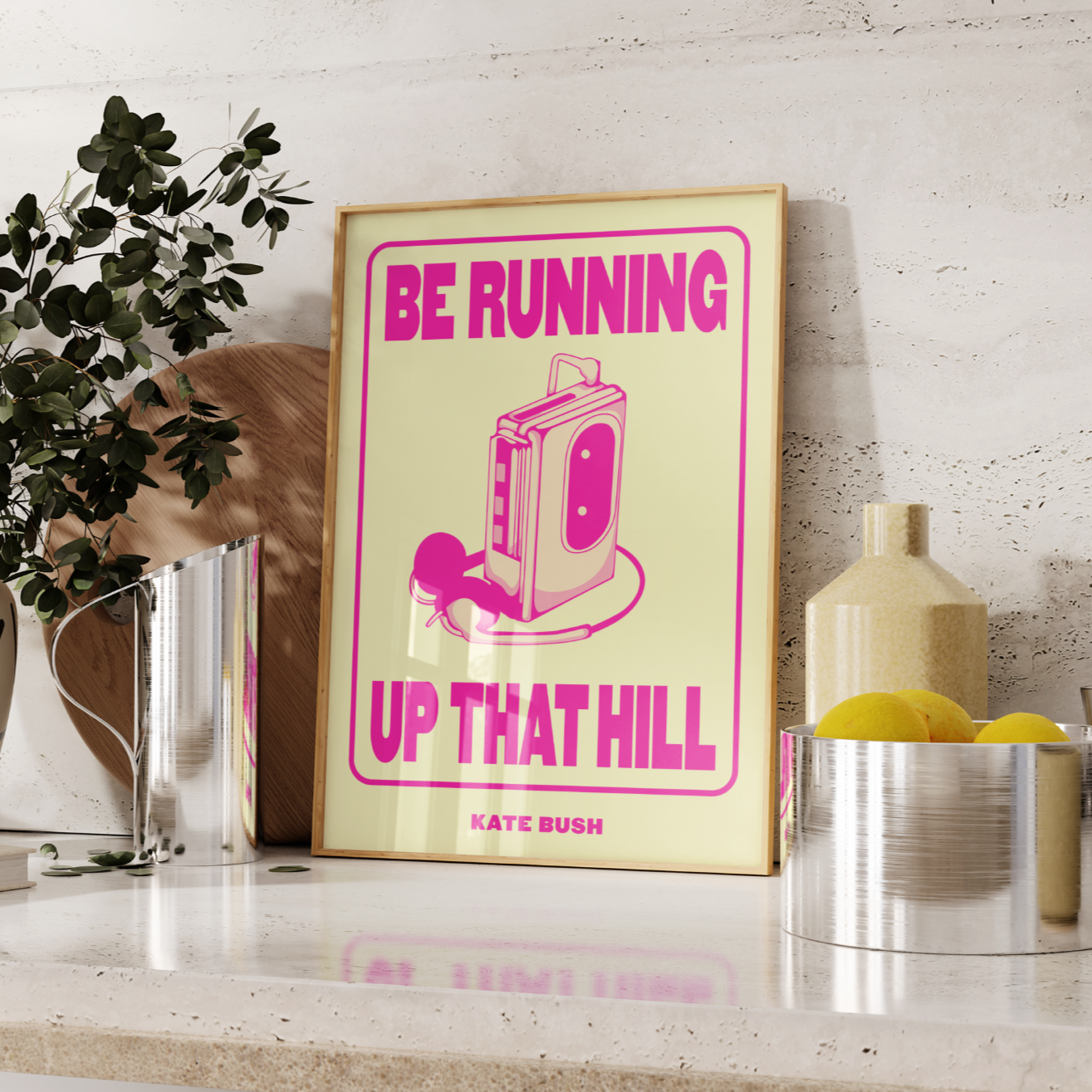 Kate Bush Running Up That Hill Poster UK