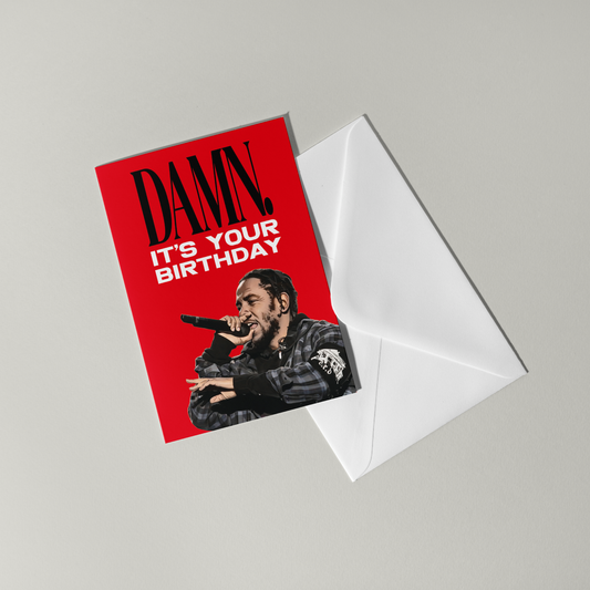 Kendrick Lamar Birthday Card