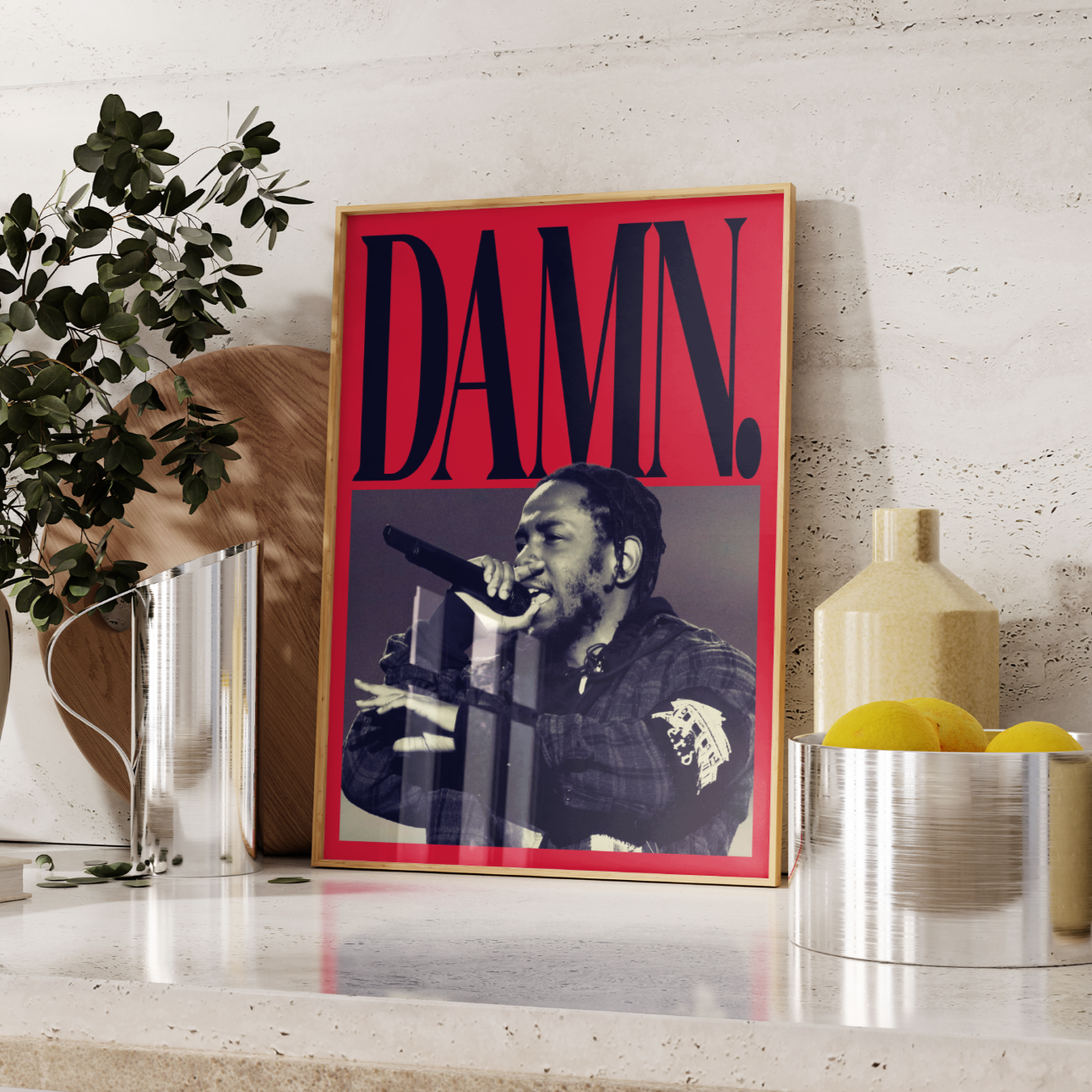 Kendrick Lamar Damn Poster
