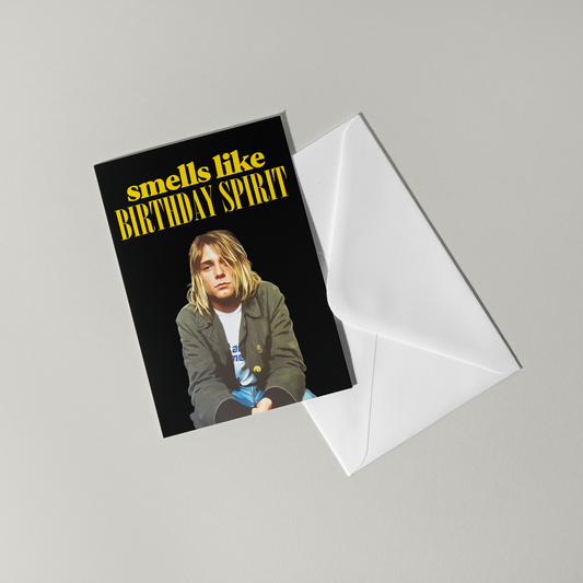 Kurt Cobain Birthday Card