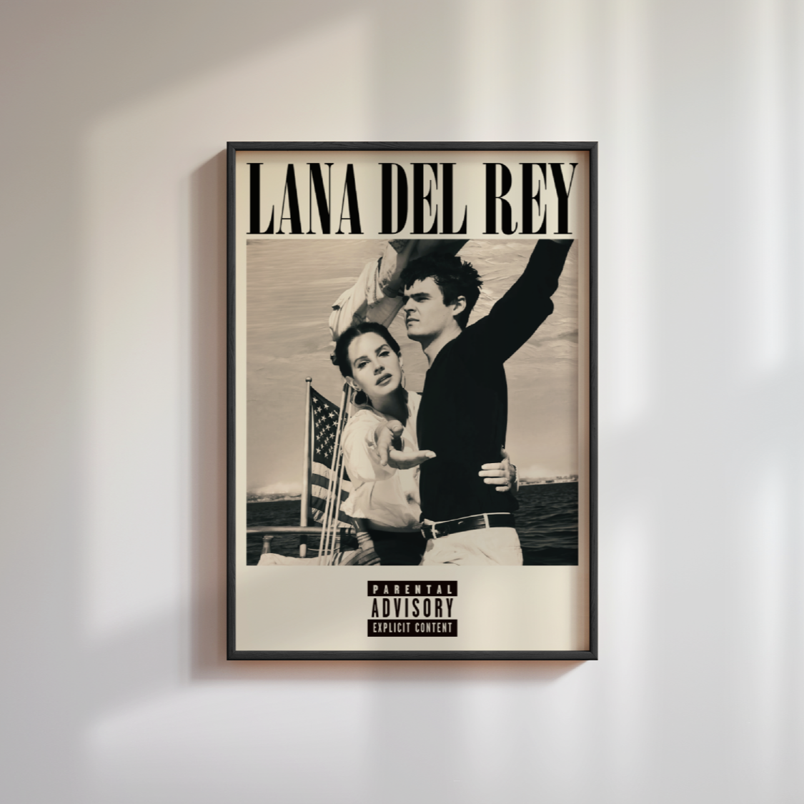 Lana Del Rey Norman Rockwell Poster