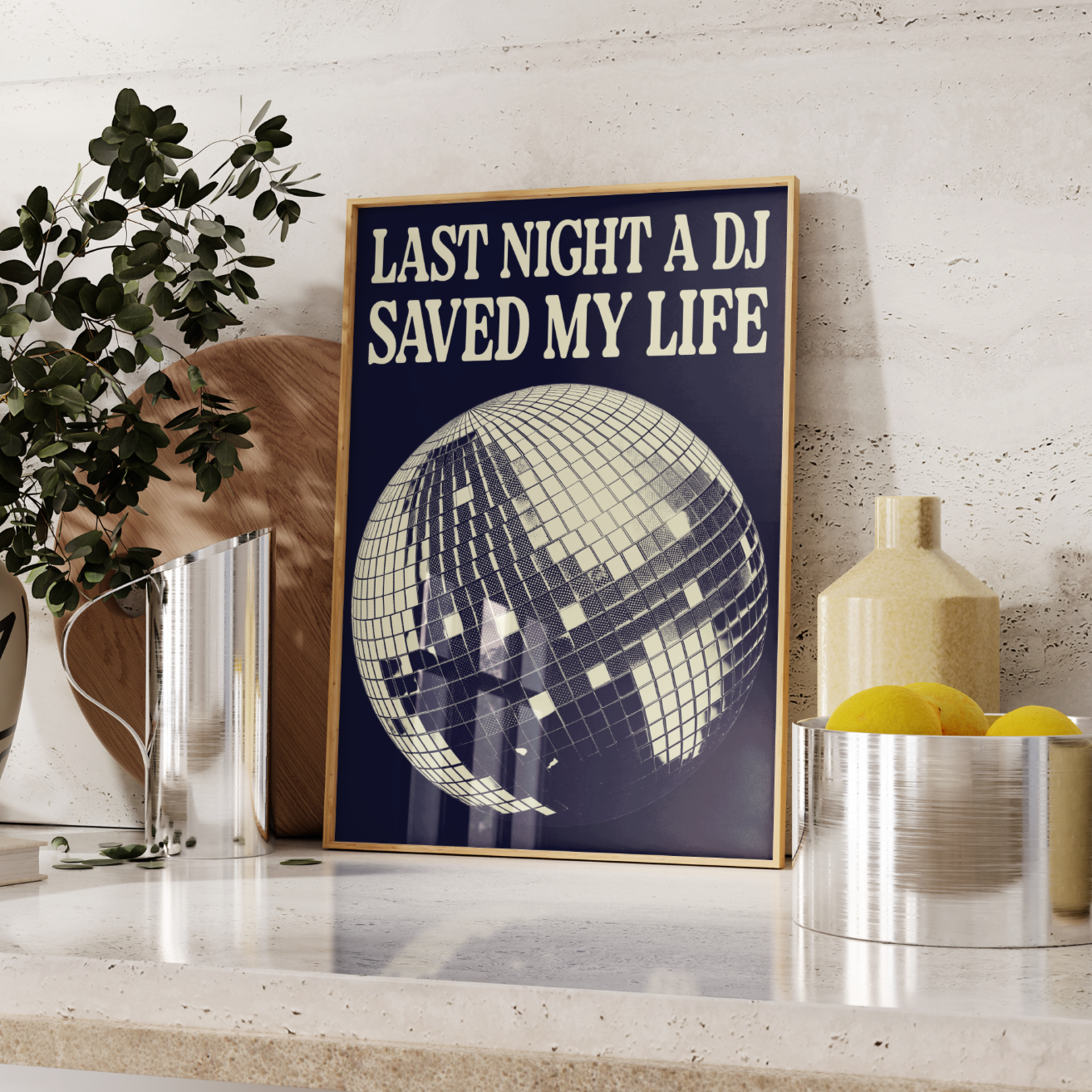 Last Night A DJ Saved My Life Poster