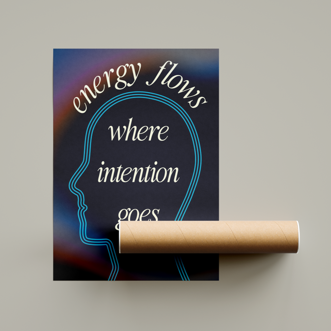 Law Of Attraction Energy Quote Poster
