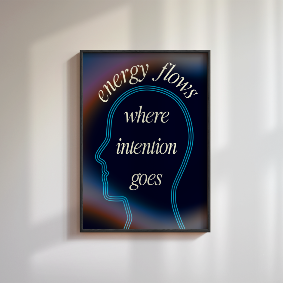 Law Of Attraction Energy Quote Poster