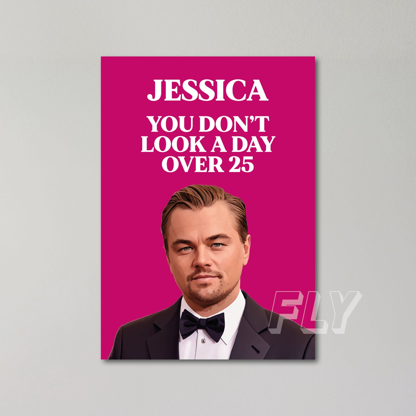 Leonardo DiCaprio Personalised Birthday Card United Kingdom
