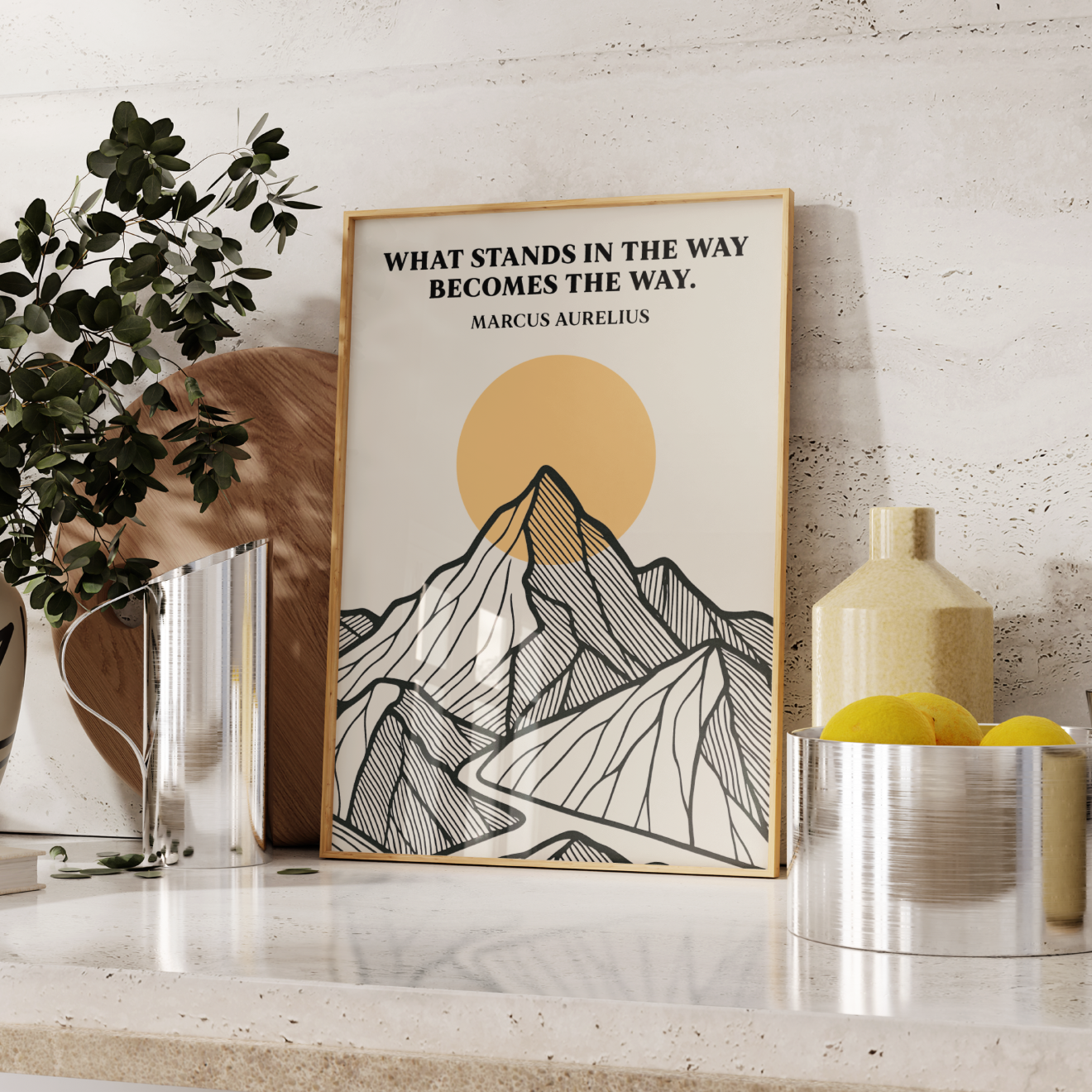 Marcus Aurelius Quote Print