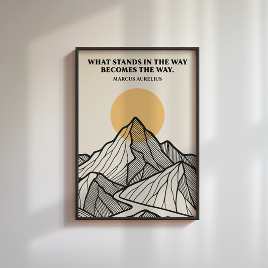Marcus Aurelius Quote Print