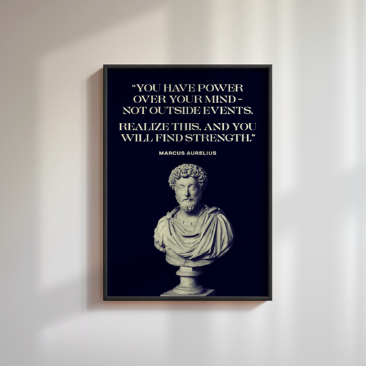 Marcus Aurelius Quote Poster