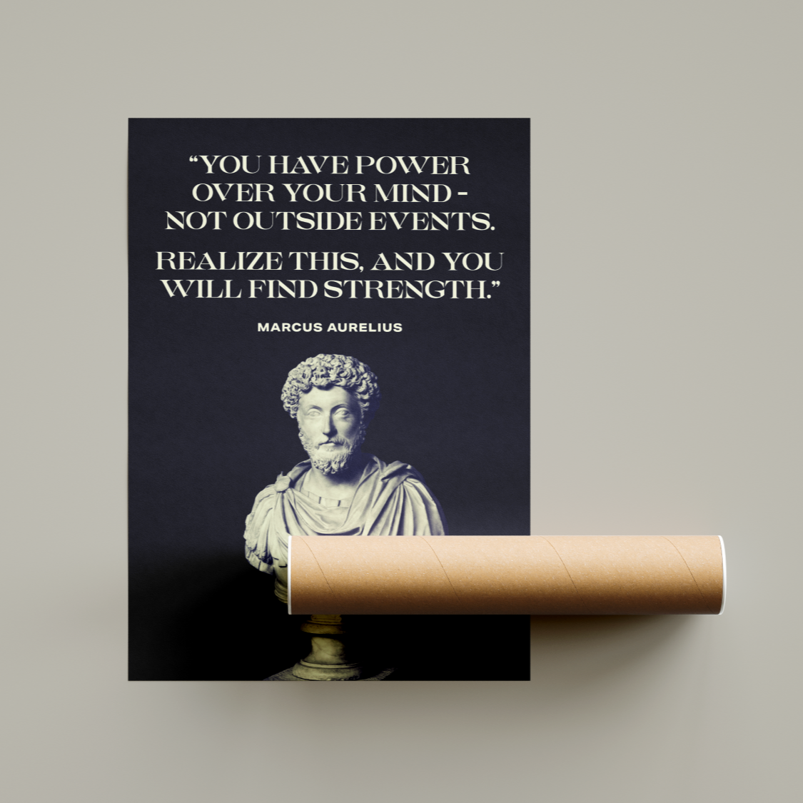 Marcus Aurelius Quote Poster