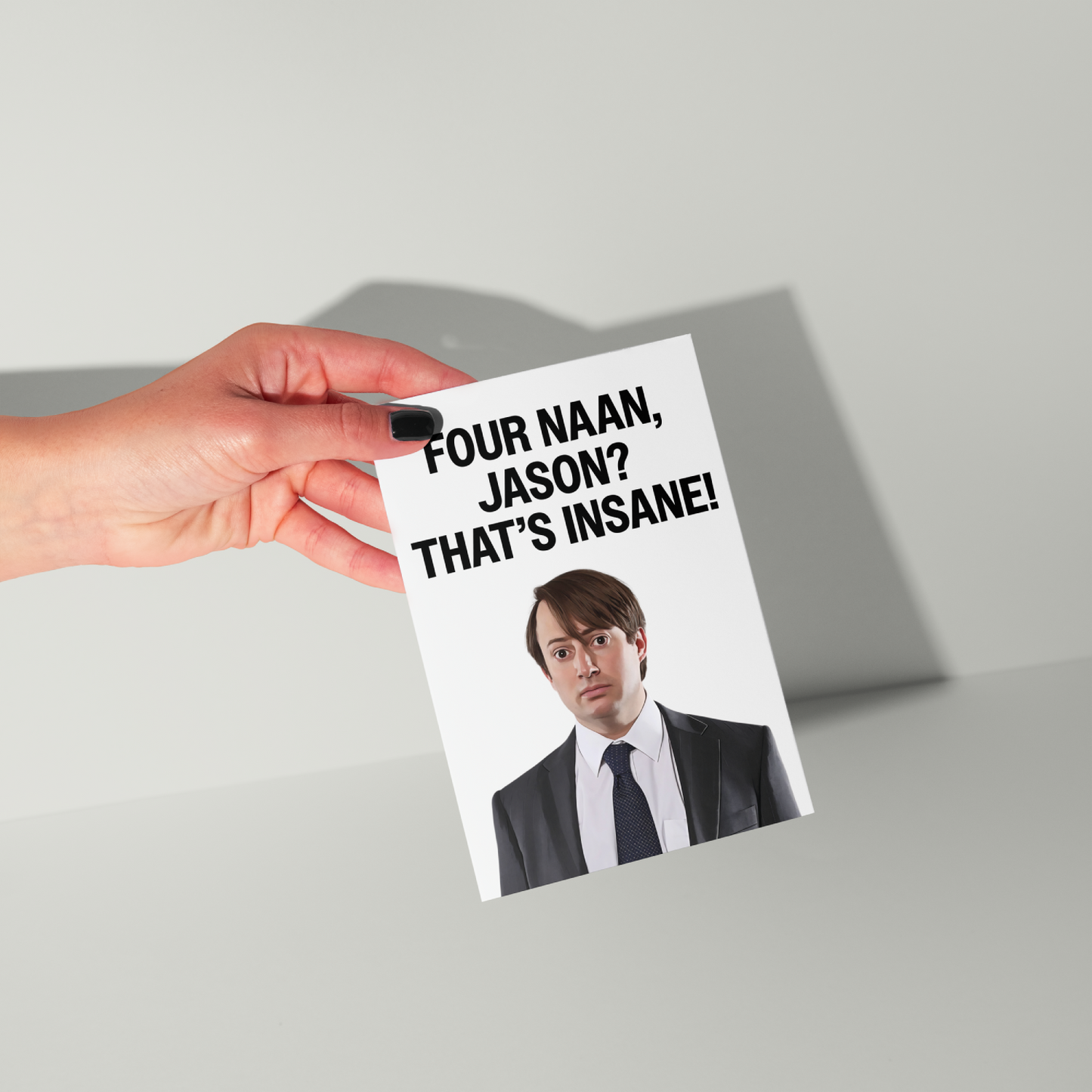 Mark Corrigan Personalised Greeting Card UK