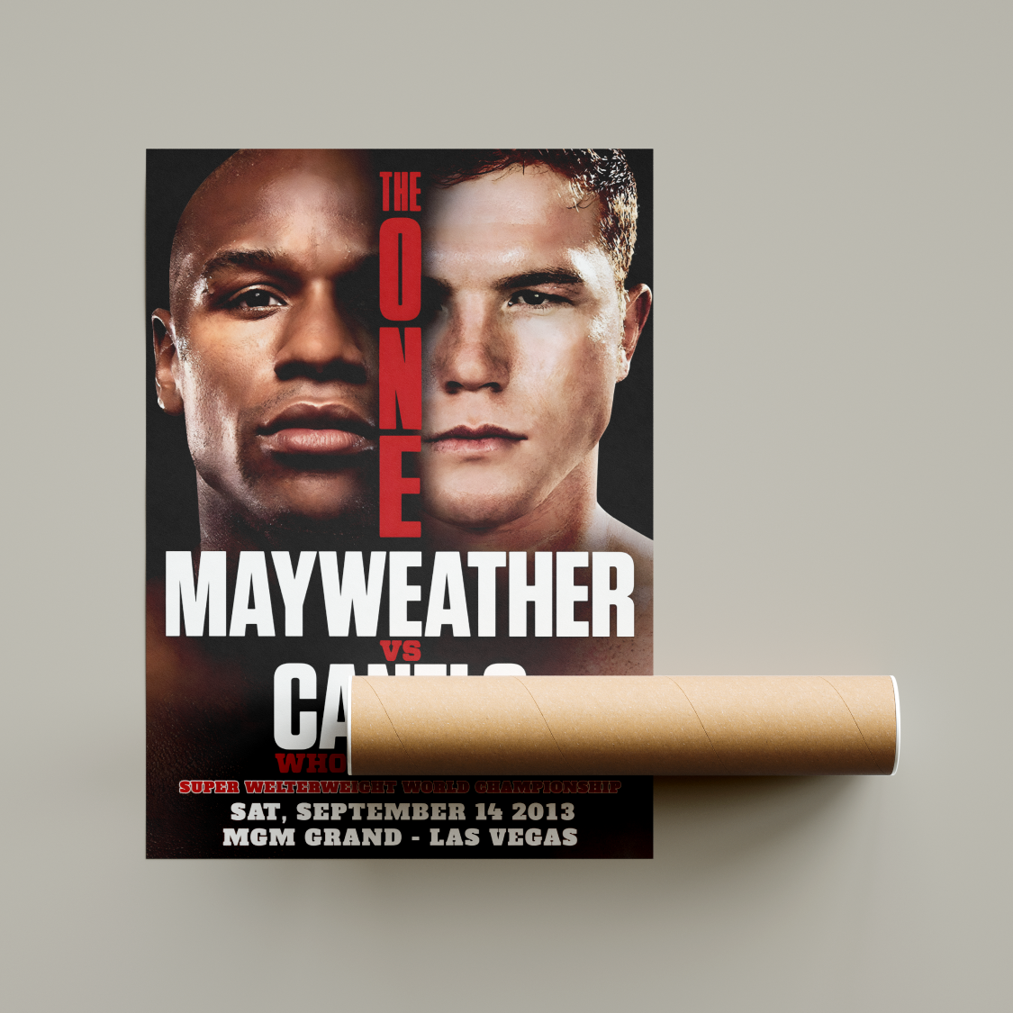 Floyd Mayweather vs Canelo Alvarez Boxing Poster United Kingdom