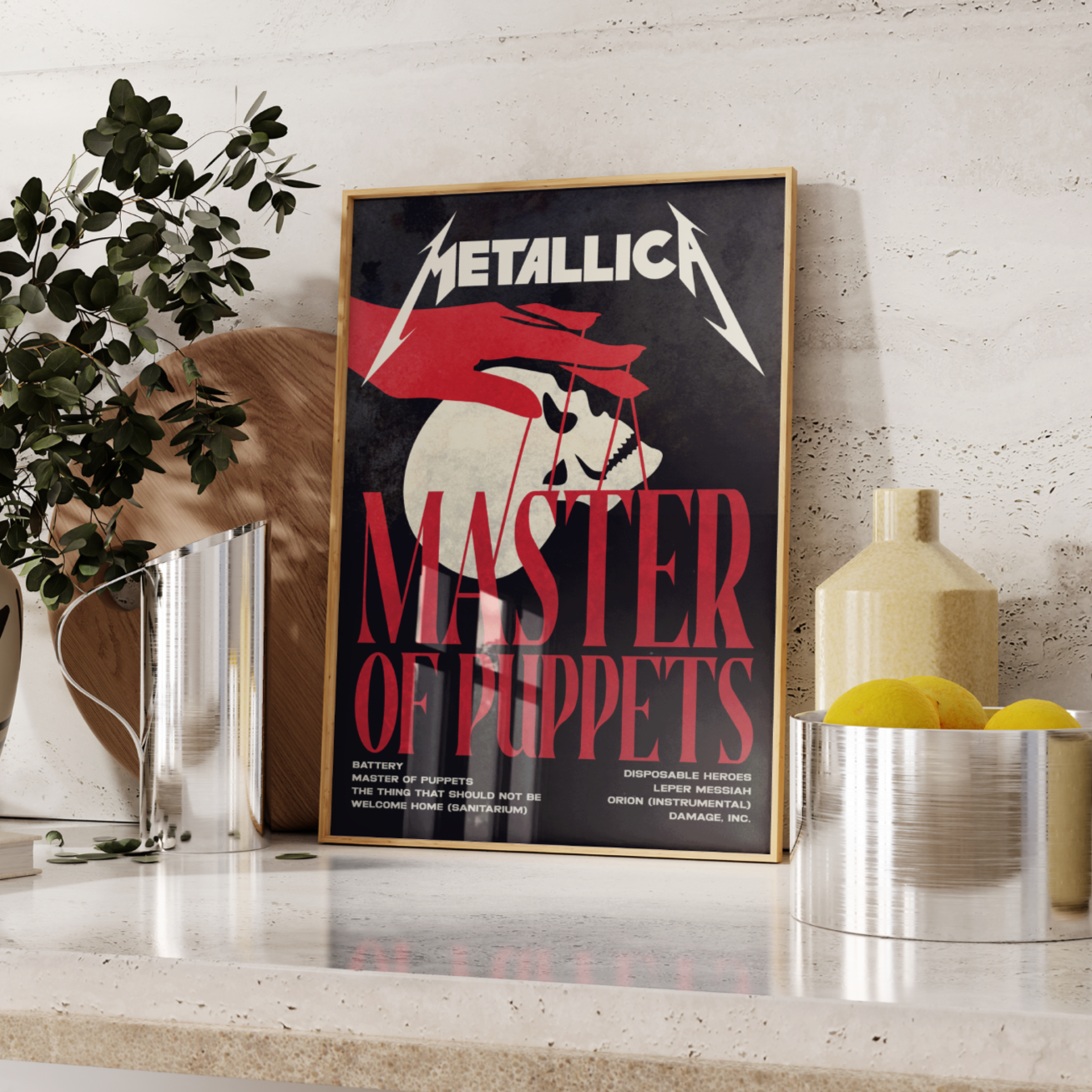 Metallica Master Of Puppets Poster