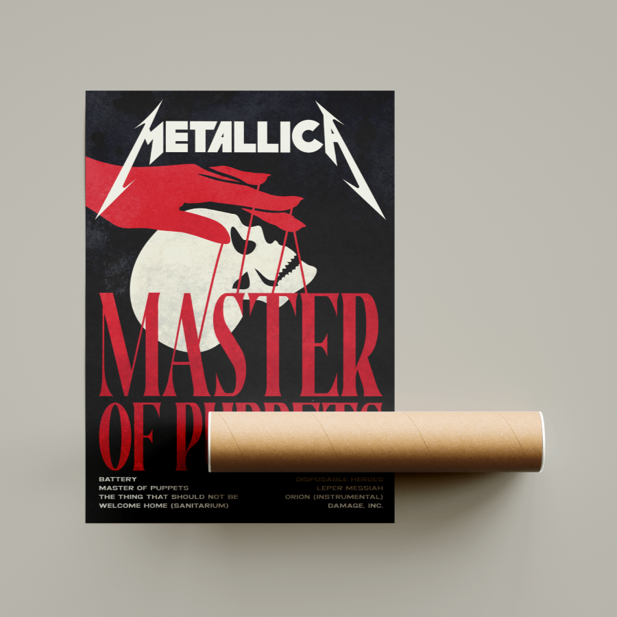 Metallica Master Of Puppets Poster