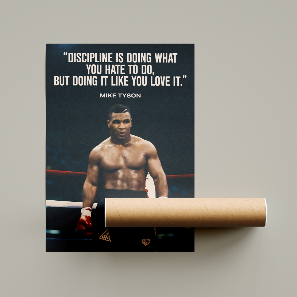 Mike Tyson Quote Poster