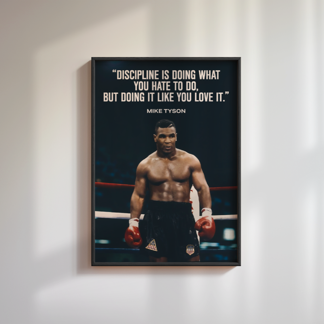 Mike Tyson Quote Poster