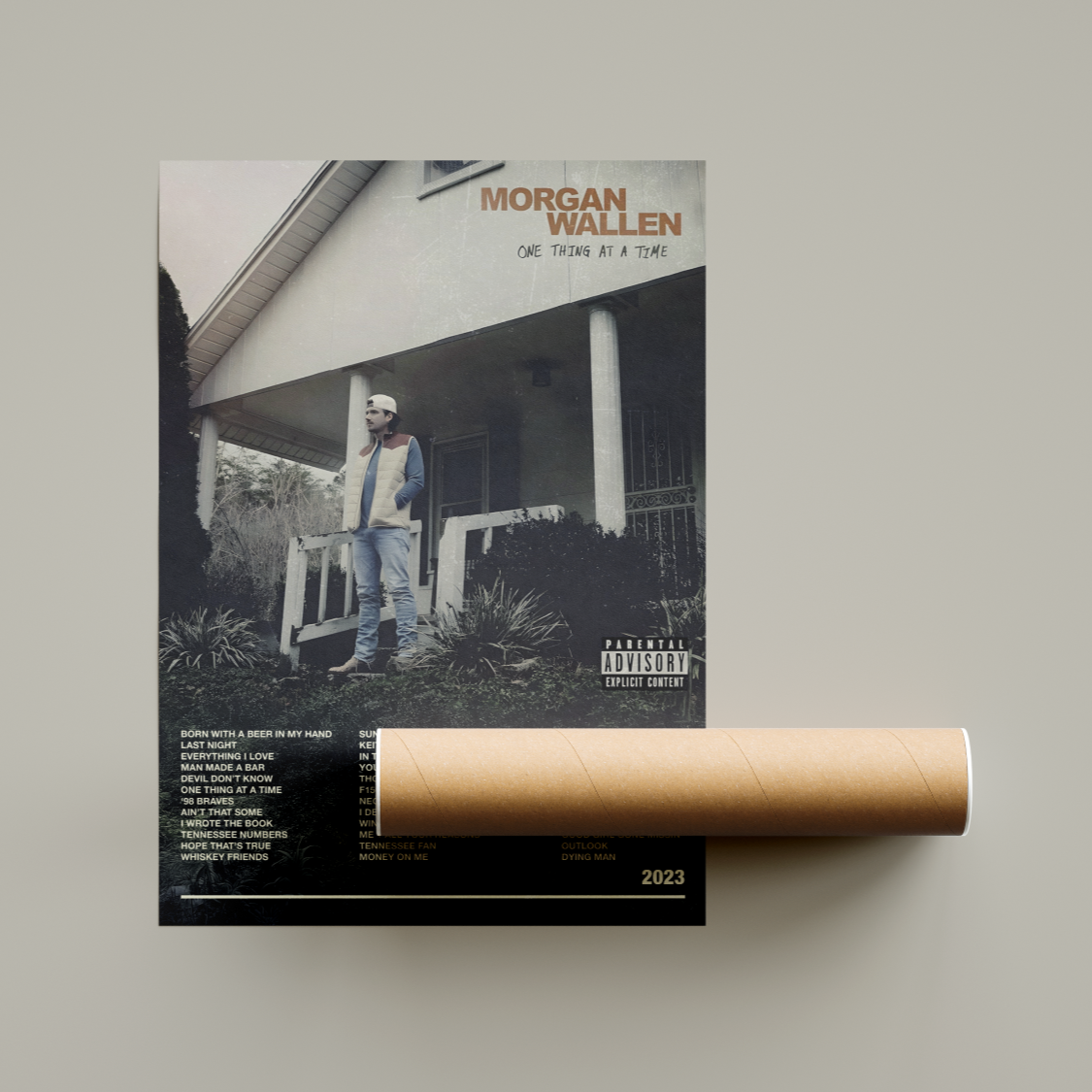 Morgan Wallen One Thing At A Time Album Poster
