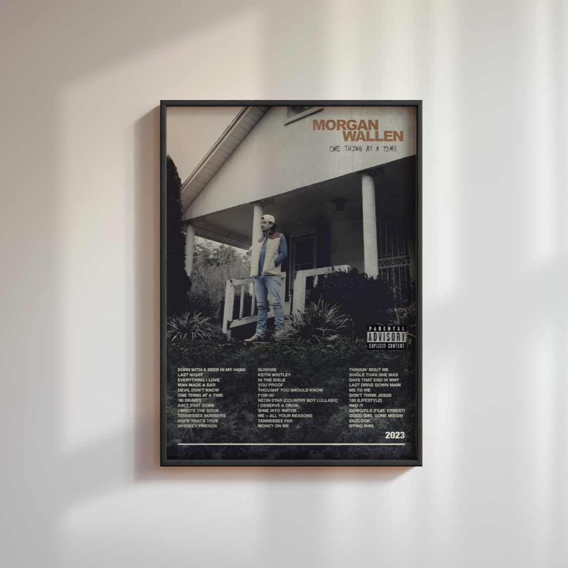 Morgan Wallen One Thing At A Time Album Poster