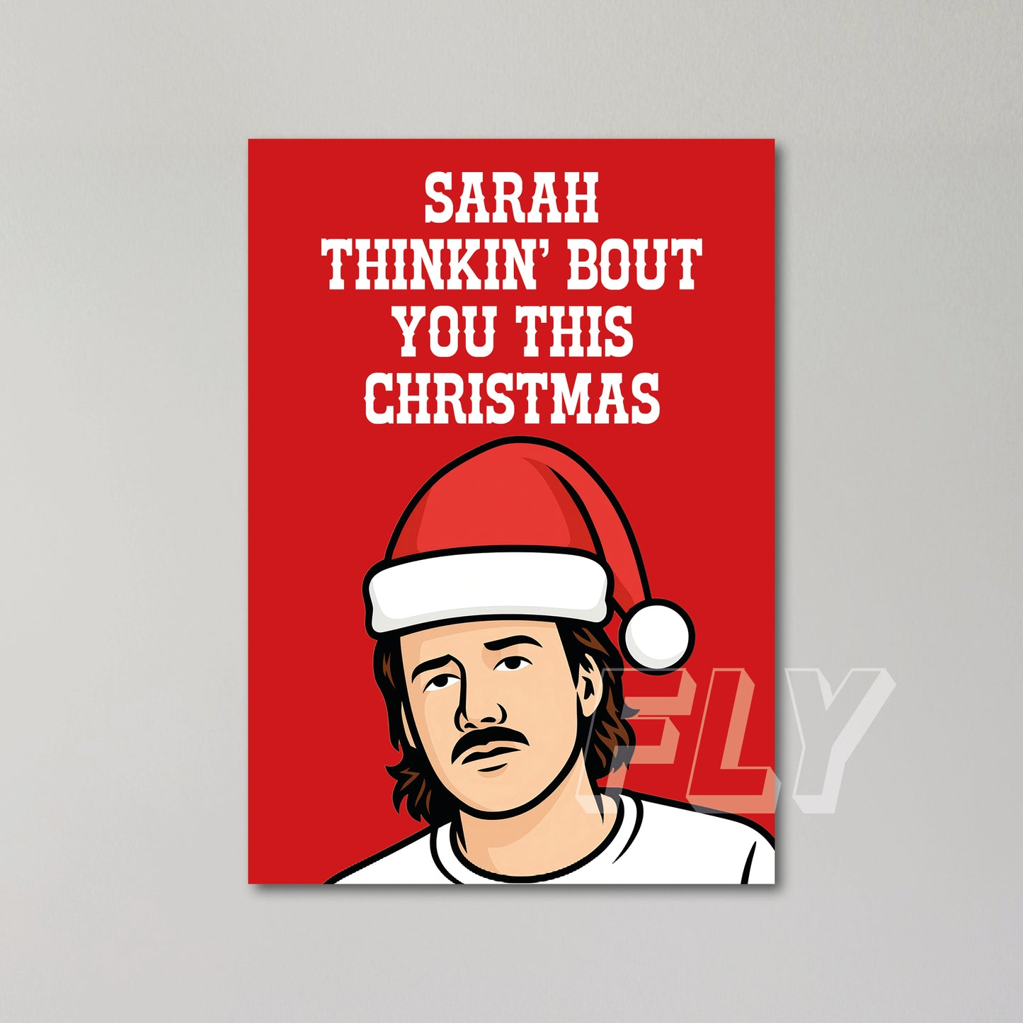 Morgan Wallen Personalised Christmas Card United Kingdom