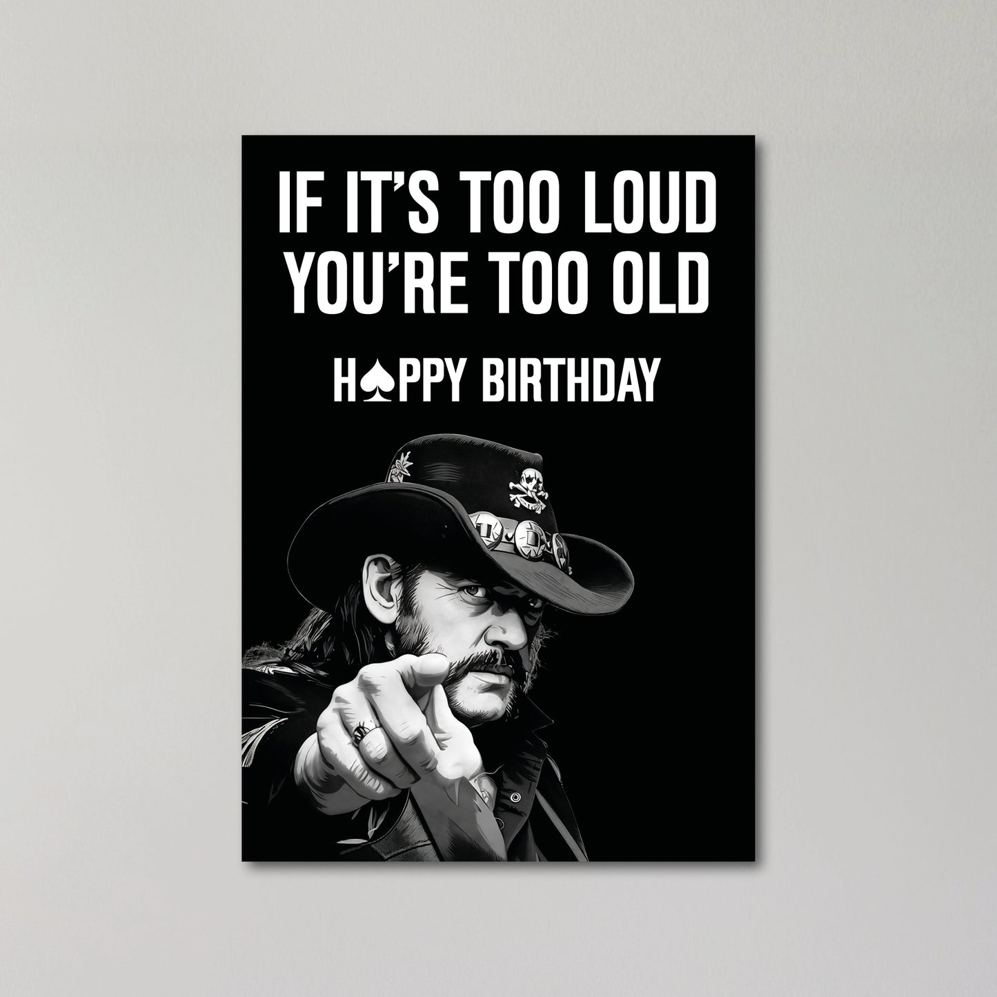 Motorhead Birthday Card