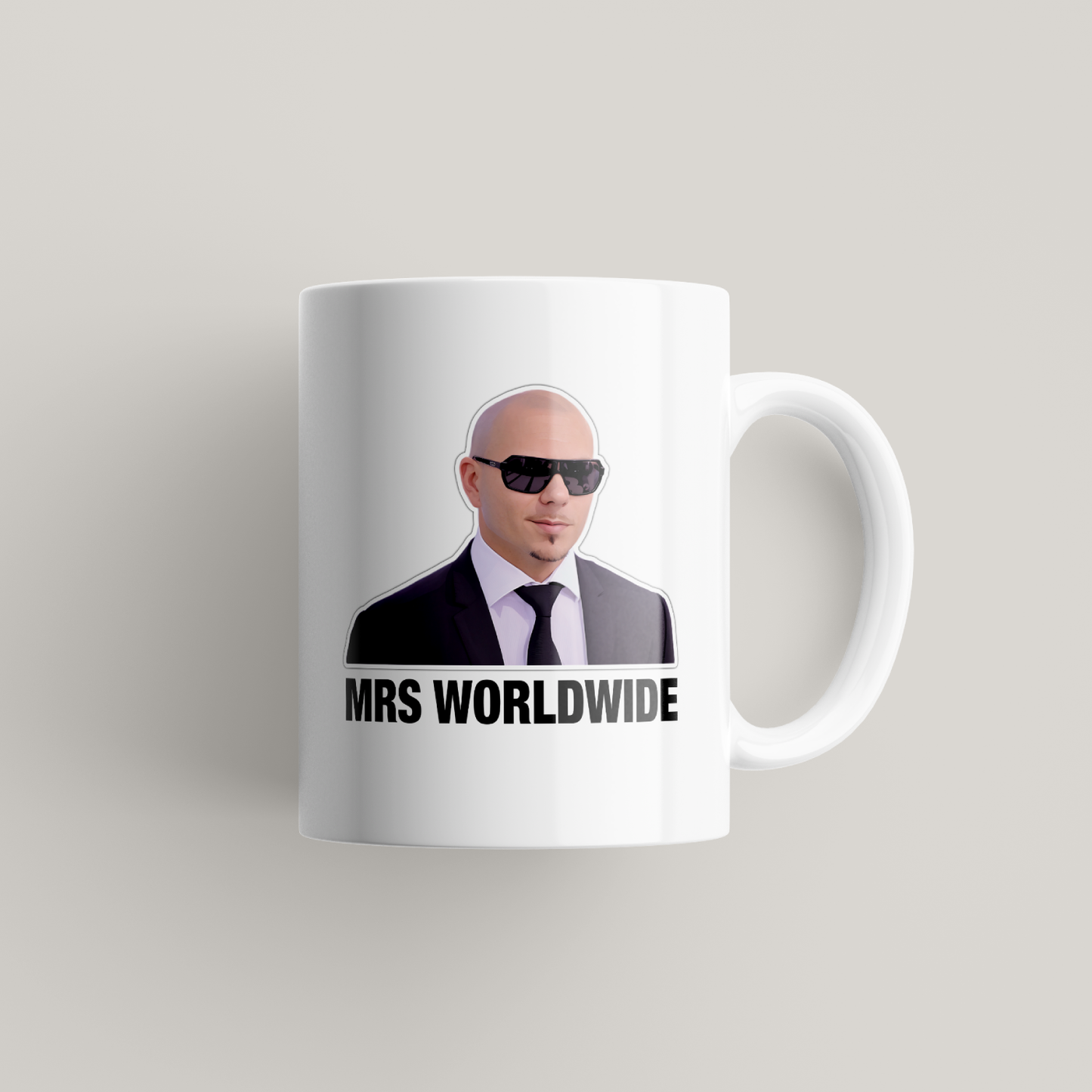 Mrs Worldwide Pitbull Mug UK