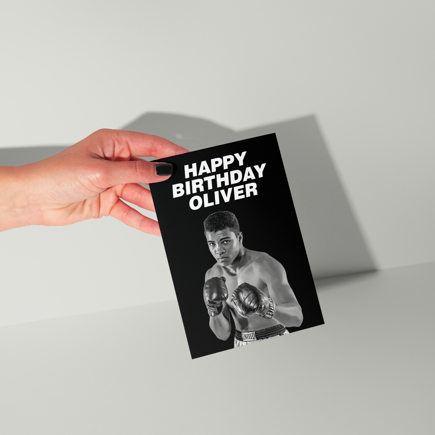 Muhammad Ali Personalised Birthday Card UK