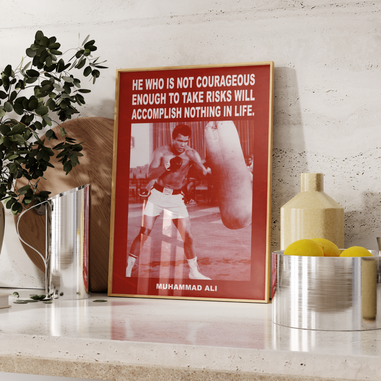 Muhammad Ali Quote Poster UK