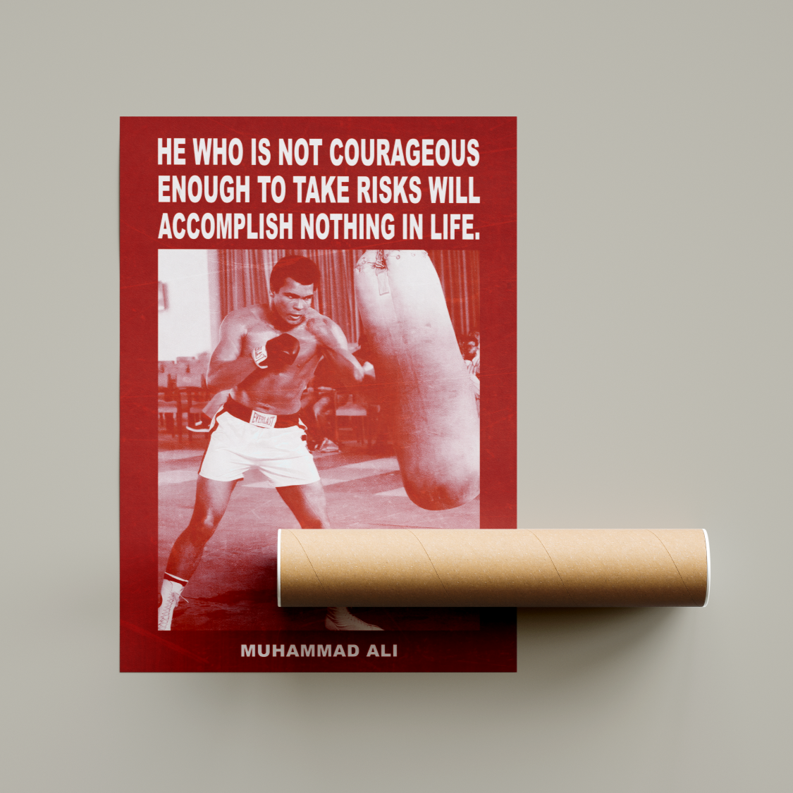 Muhammad Ali Quote Poster United Kingdom