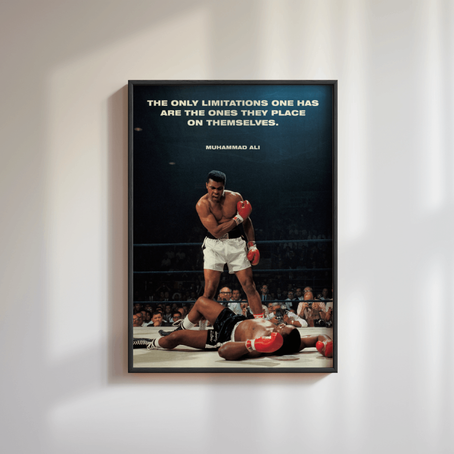 Muhammad Ali Quote Poster