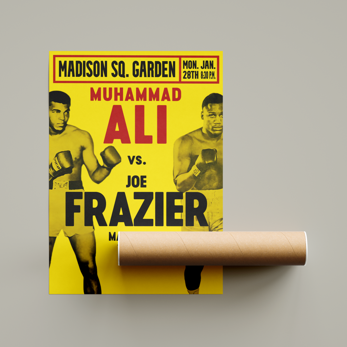 Muhammad Ali vs Joe Frazier Boxing Poster United Kingdom
