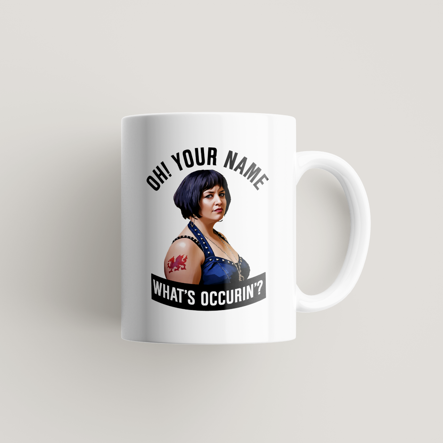 Nessa Gavin and Stacey Personalised Mug UK