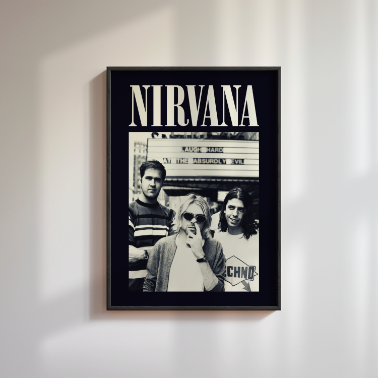 Nirvana Band Poster