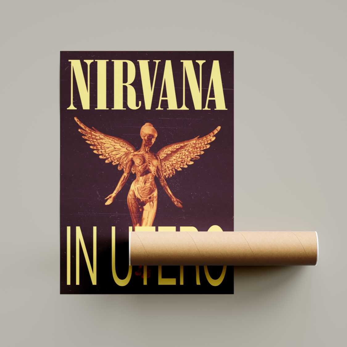 Nirvana In Utero Poster