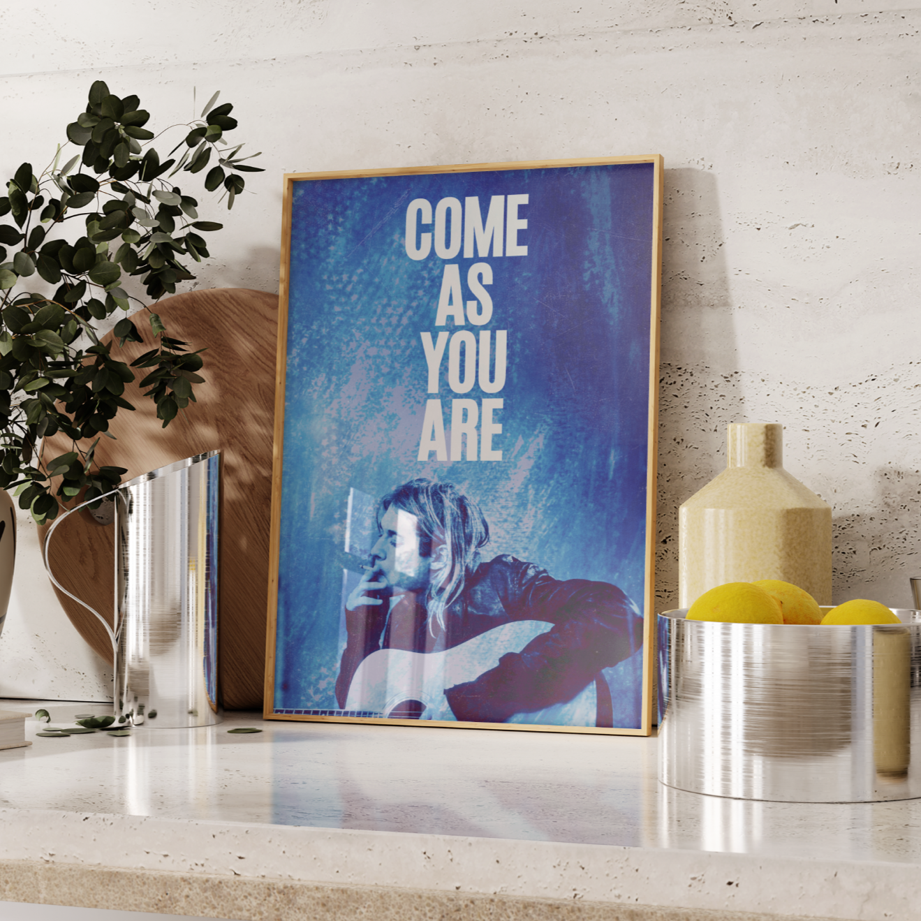 Nirvana Lyrics Poster