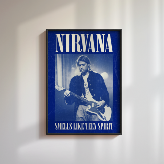 Nirvana Smells Like Teen Spirit Poster