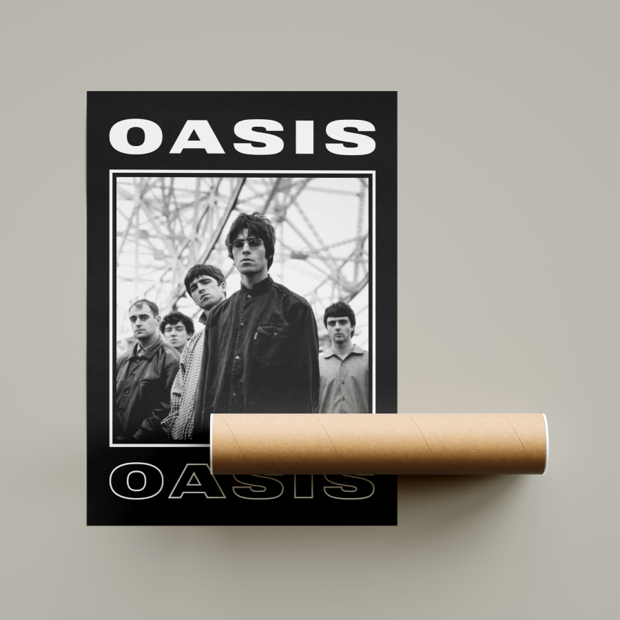 Oasis Band Poster