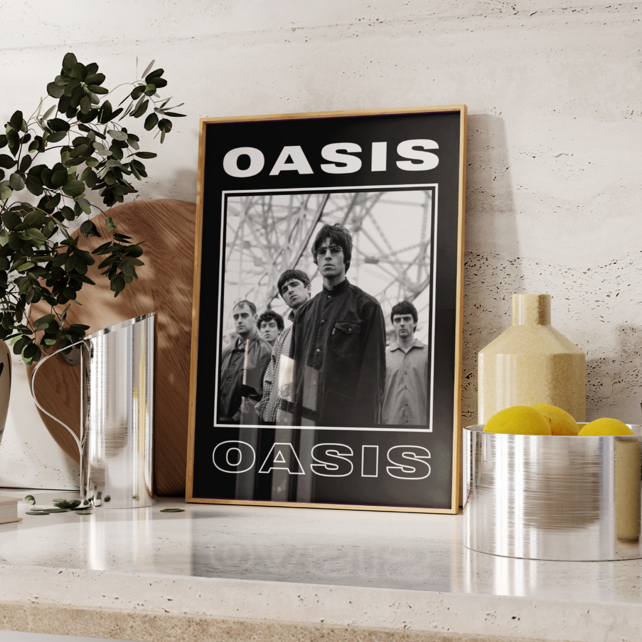 Oasis Band Poster