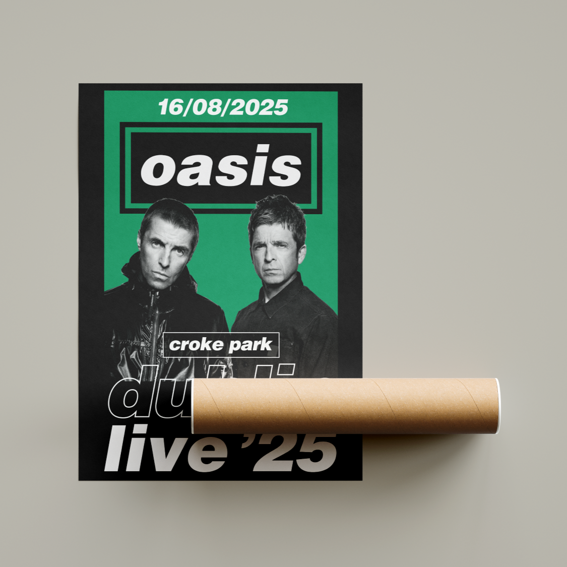 Oasis Croke Park Dublin Tour Poster