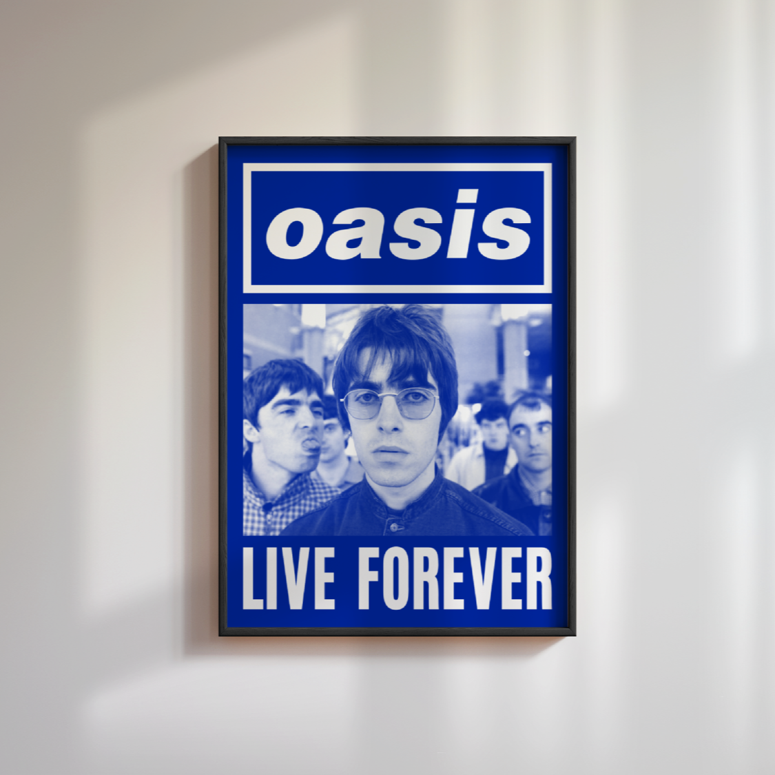 Oasis Live Forever Poster