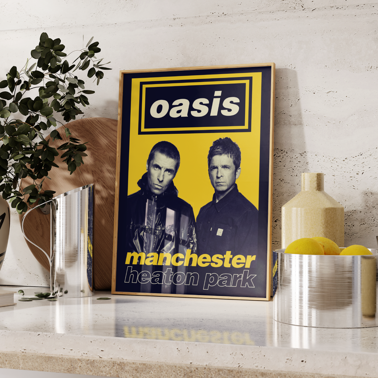 Oasis Manchester Tour Poster