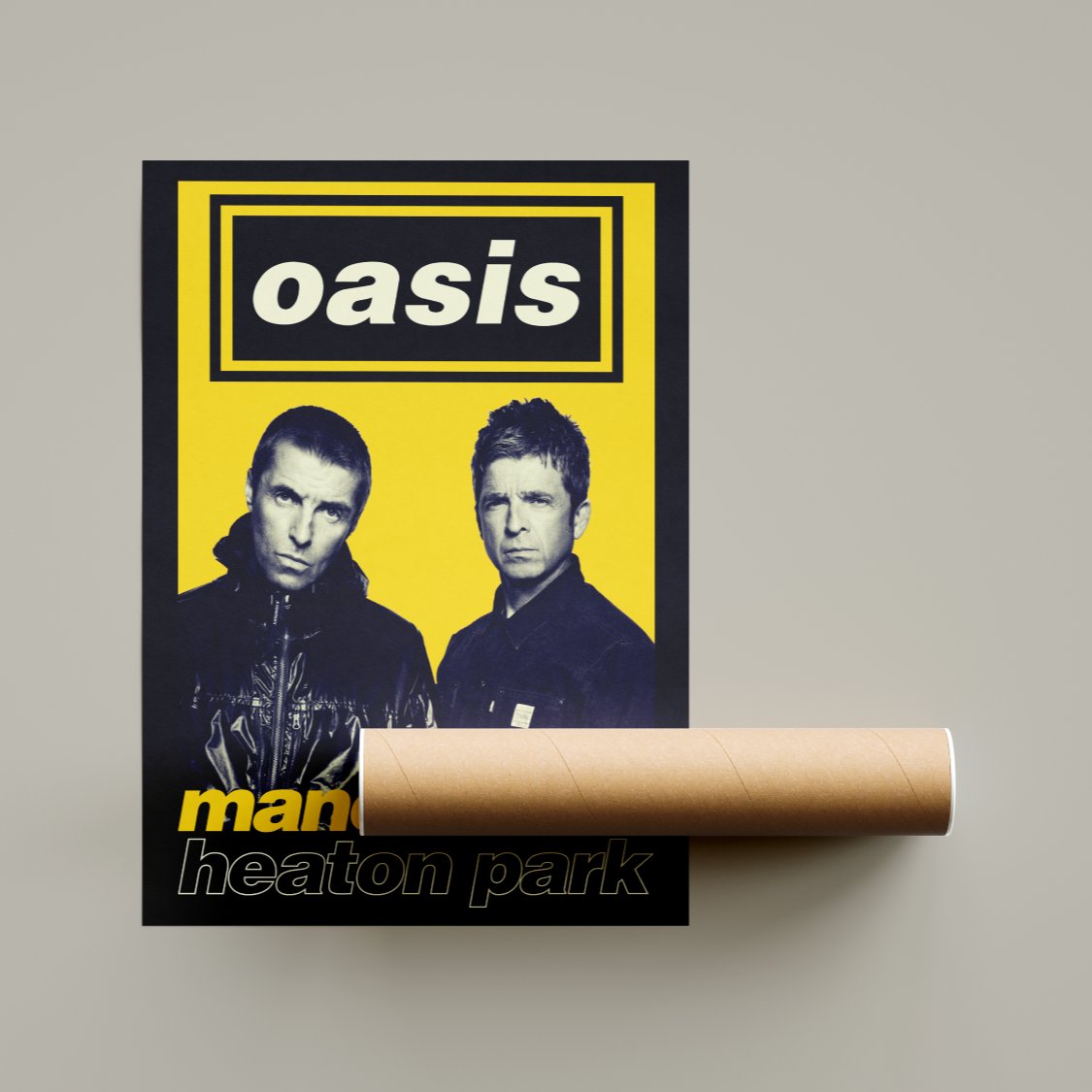 Oasis Manchester Tour Poster