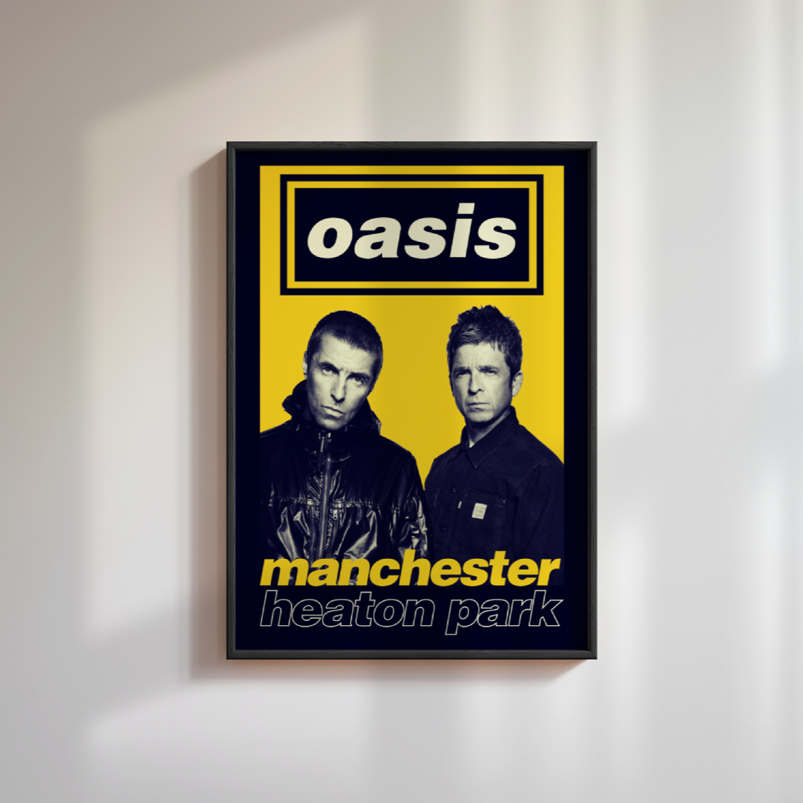 Oasis Manchester Tour Poster