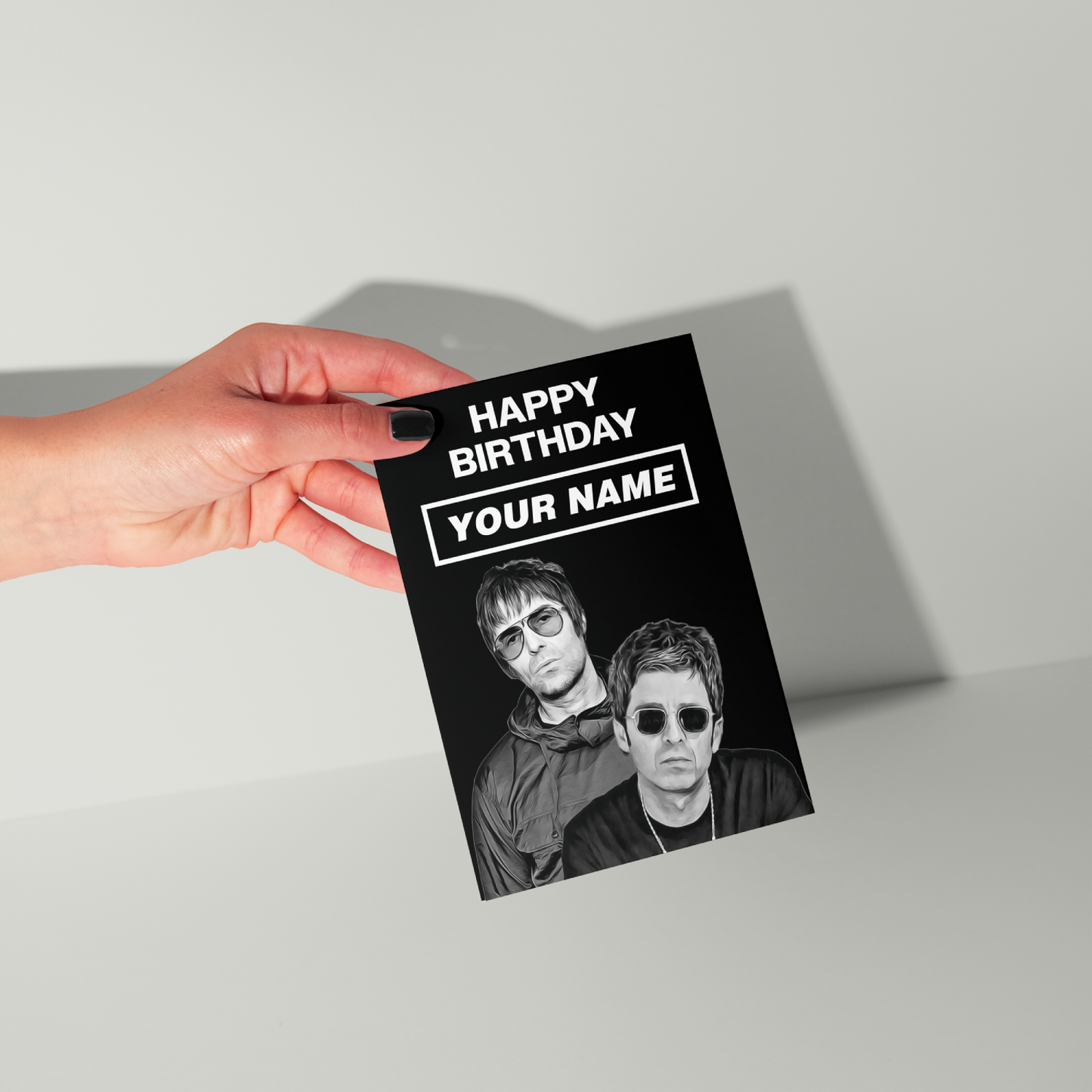 Oasis Personalised Birthday Card