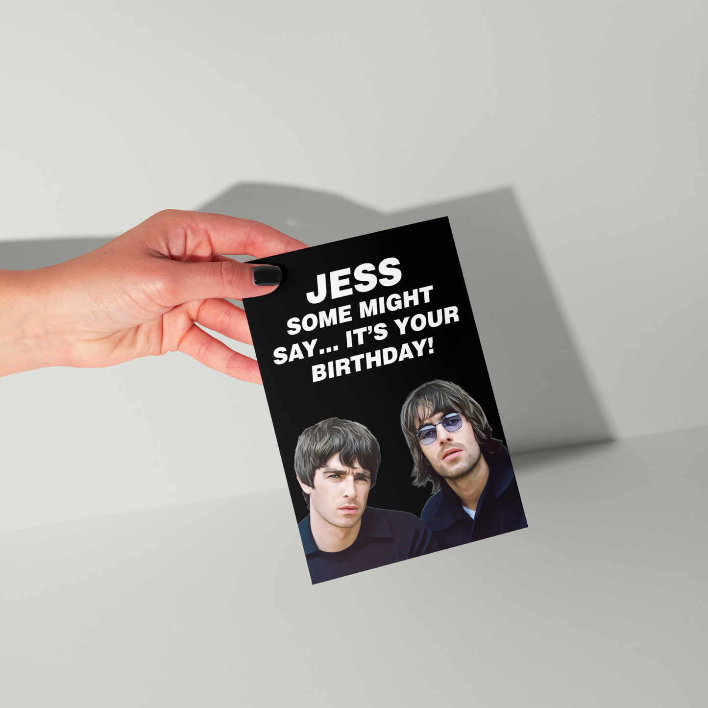 Oasis Personalised Greeting Card UK