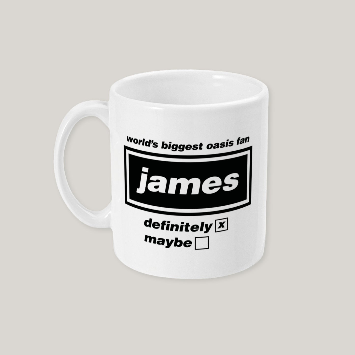 Oasis Personalised Mug