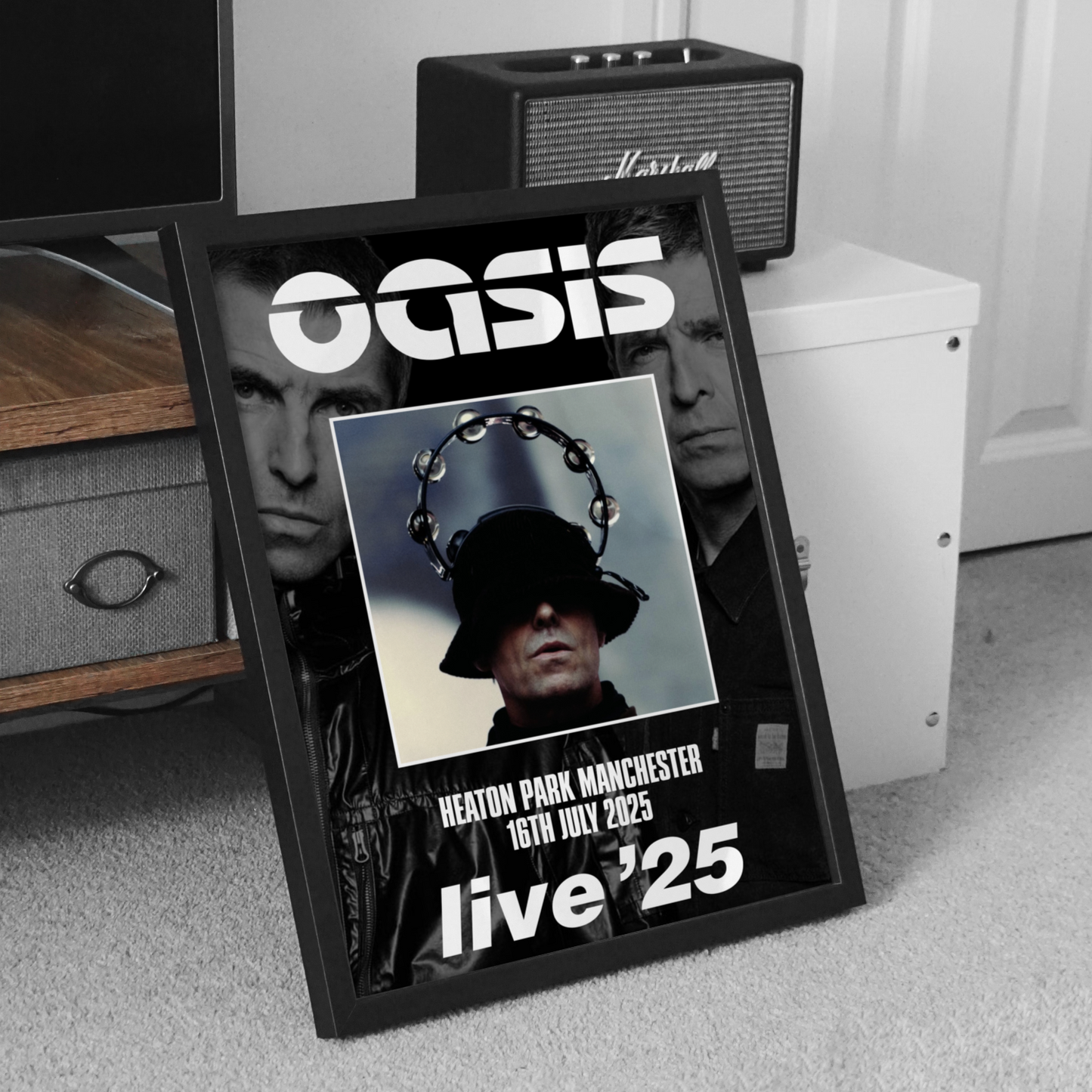 Oasis Retro Live 25 Personalised Poster United Kingdom