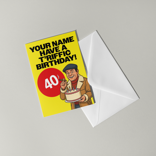 Only Fools and Horses Personalised Birthday Card