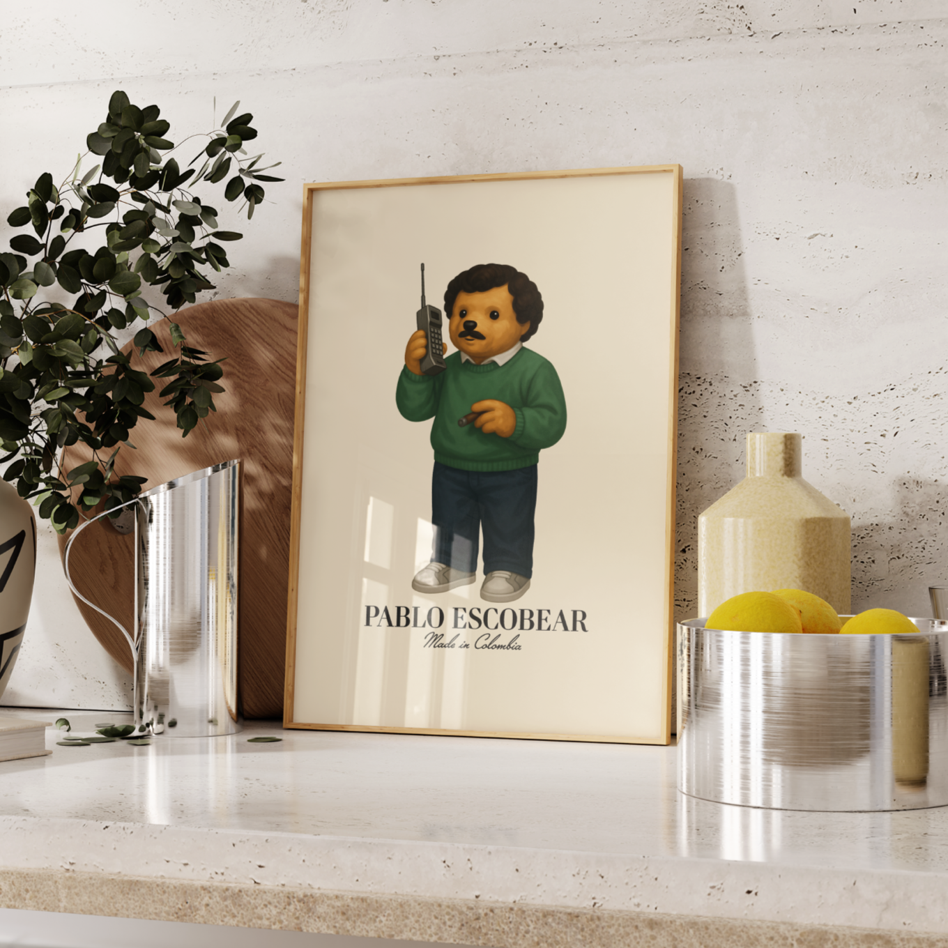 Pablo Escobear Poster UK