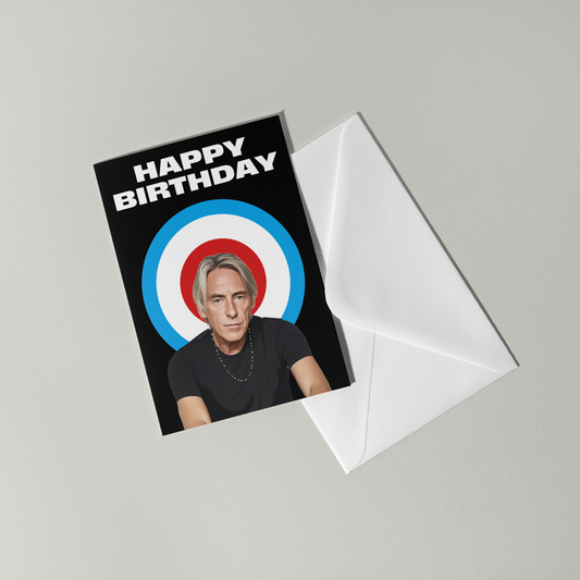 Paul Weller Birthday Card